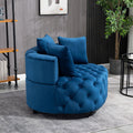 Matthias Plush Velvet Barrel Chair with Solid Wood Legs - Available in 3 Colors