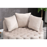 Matthias Plush Velvet Barrel Chair with Solid Wood Legs - Available in 3 Colors