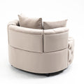 Matthias Plush Velvet Barrel Chair with Solid Wood Legs - Available in 3 Colors