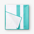 Aqua Microfiber Beach Towel
