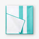 Aqua Microfiber Beach Towel