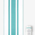Aqua Microfiber Beach Towel