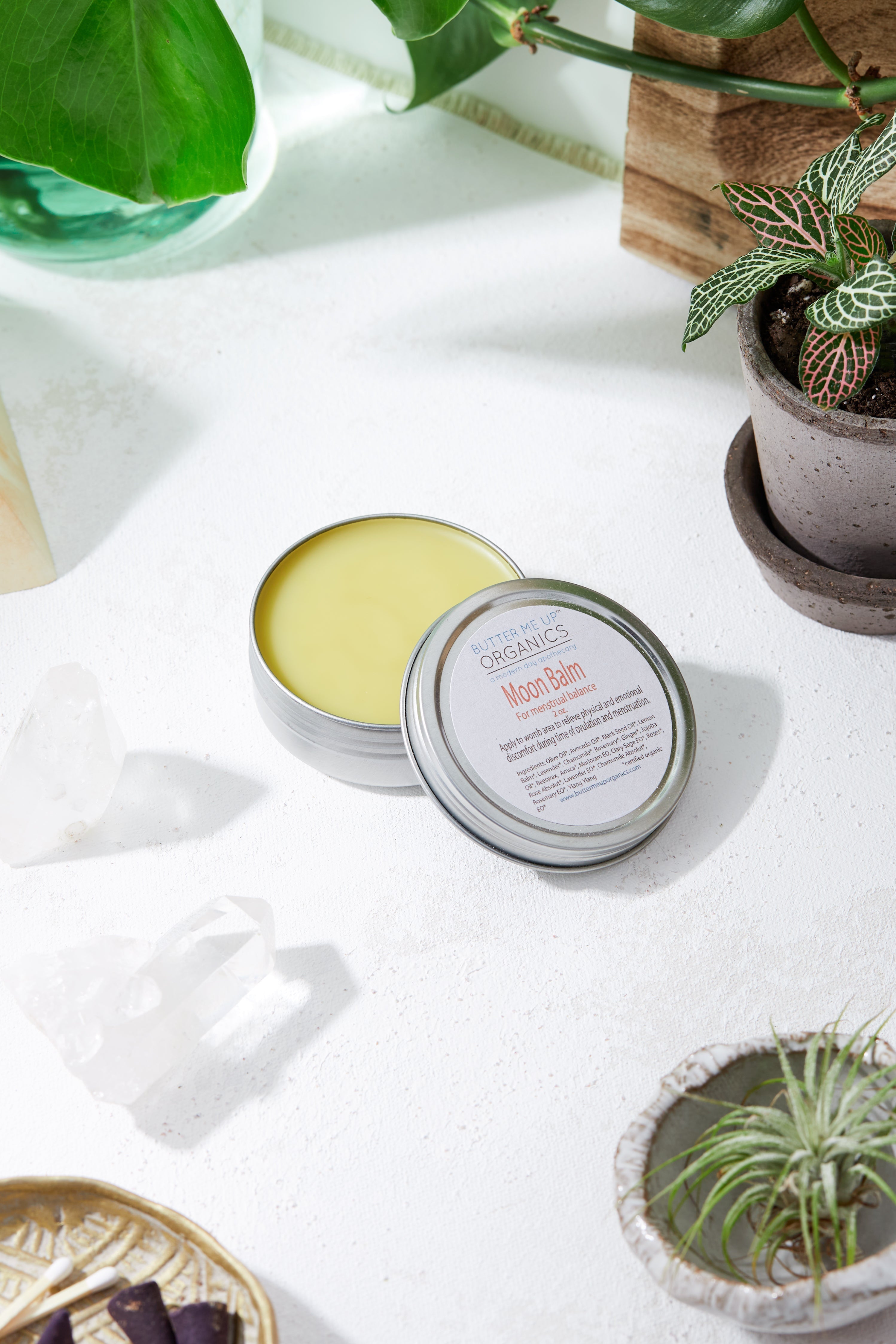 Moon Balm / Menstrual Care / PMS / Period Cramps / Hormone Balancing / Ovulation Pain / Butter Me Up Organics / Organic Skincare / Organic Main image