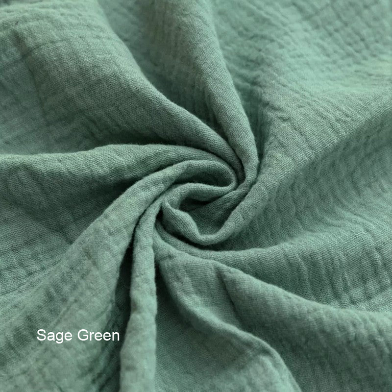 Snuggle Me Infant Lounger Slip Cover - Organic Cotton Double Gauze Sage Green