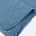 Set of 5 - Boy Burp Cloths in Organic Cotton Double Gauze
