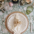 Orchid Handwoven Iraca Napkin Ring
