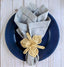 Orchid Handwoven Iraca Napkin Ring Solid Color (one solid color) Natural