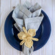 Orchid Handwoven Iraca Napkin Ring