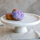 12" White Marble Stand