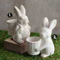 Cement Basket Bunny , 2 Style Options