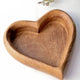 7.25"Wooden Heart Tray