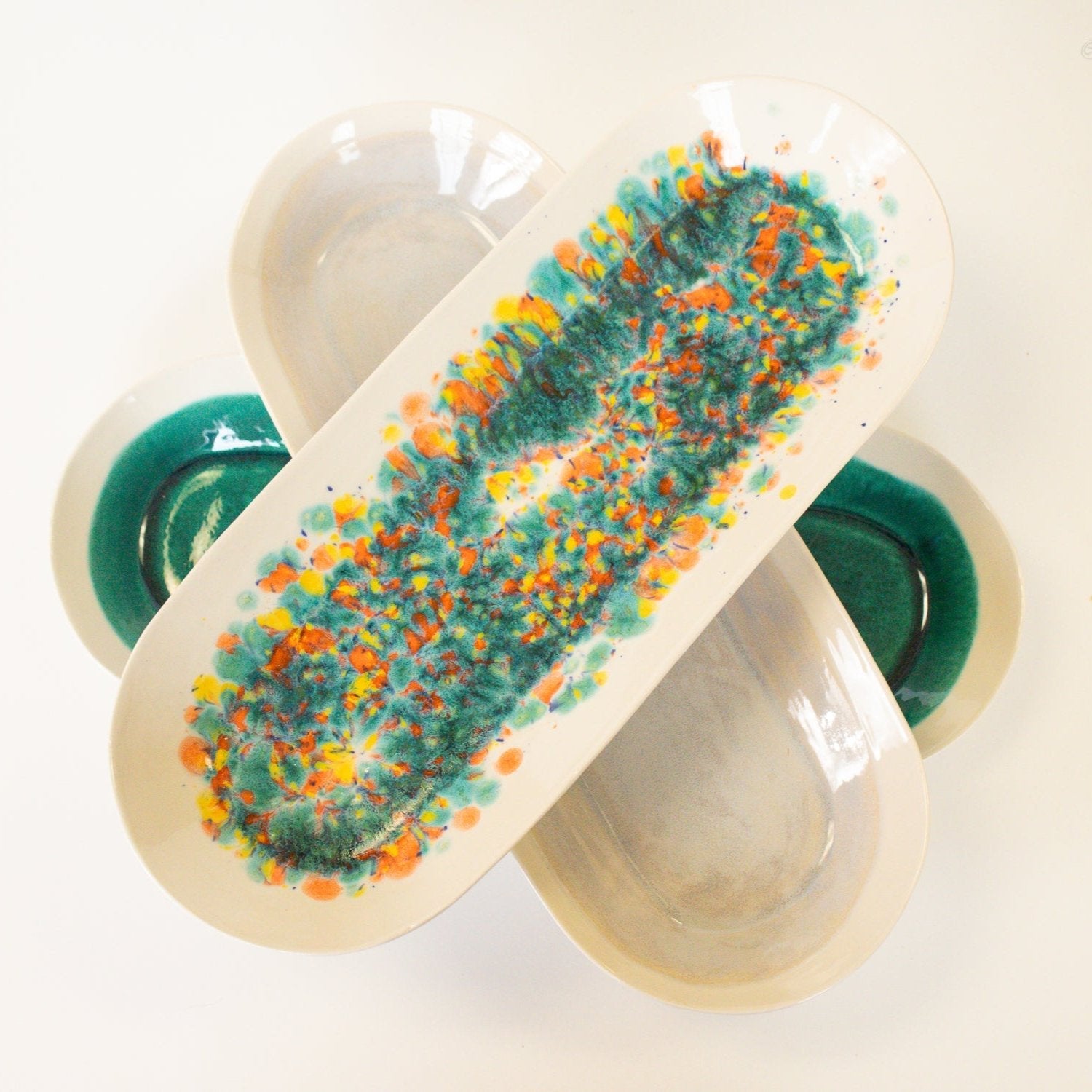Artisan Long Oval Dish Secondary image