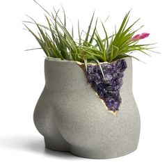 Amethyst Butt Planter