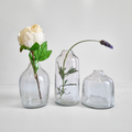 Haley Handblown Hammered Bud Vase
