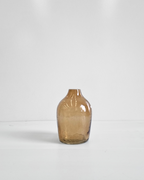 Haley Handblown Hammered Bud Vase Smoke