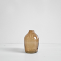Haley Handblown Hammered Bud Vase Smoke