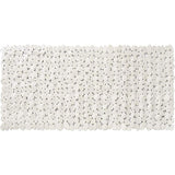 Resort-Inspired White Spa Pebbles Non-Slip Bathtub Mat