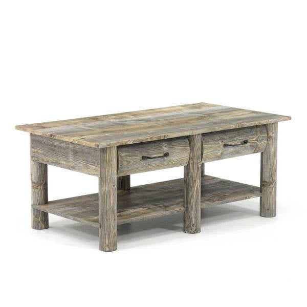FarmHome Cedar Lodge 2 Drawer & 2 Faux Drawers Coffee Table Main image