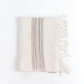 Aden Cotton Hand Towel Natural with Stone