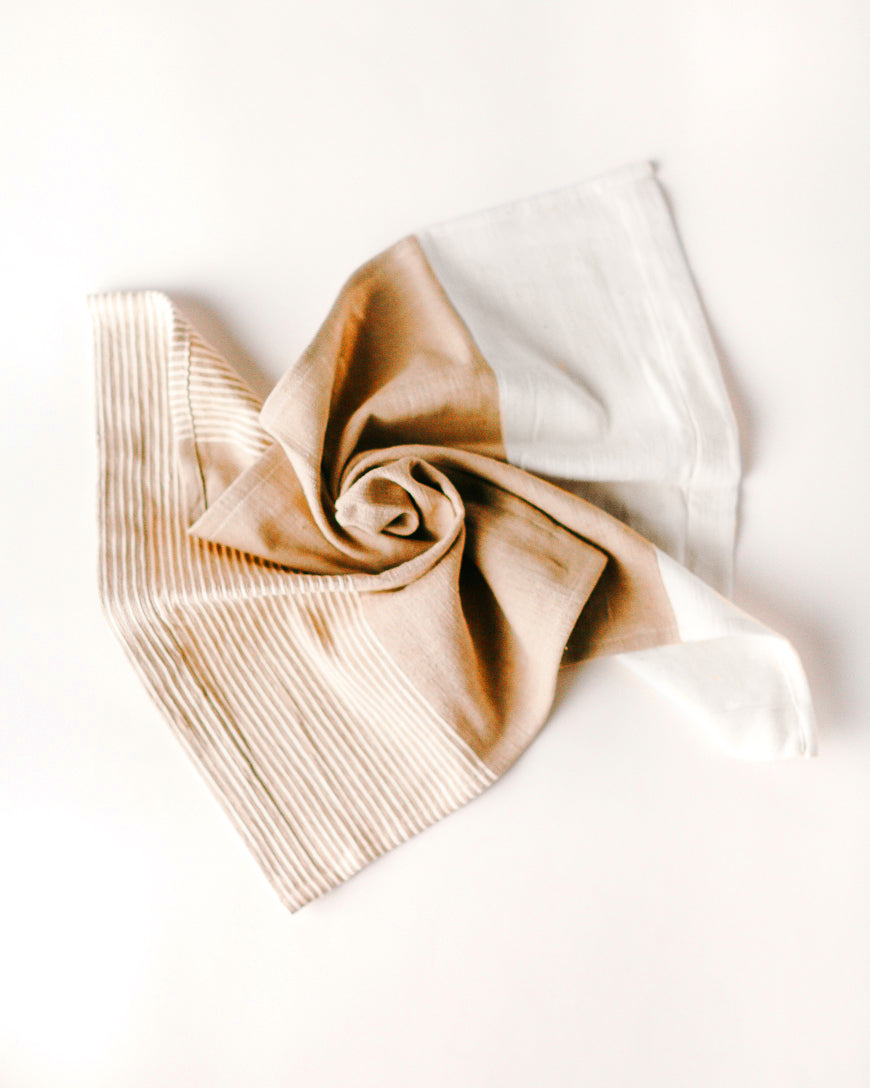 Chesapeake Cotton Tea Towel Beige