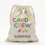 Exclusive - Sale | Bag Of Treats Custom Halloween Kids Drawstring Sack | Personalized Halloween Trick or Treat Bag Style 8