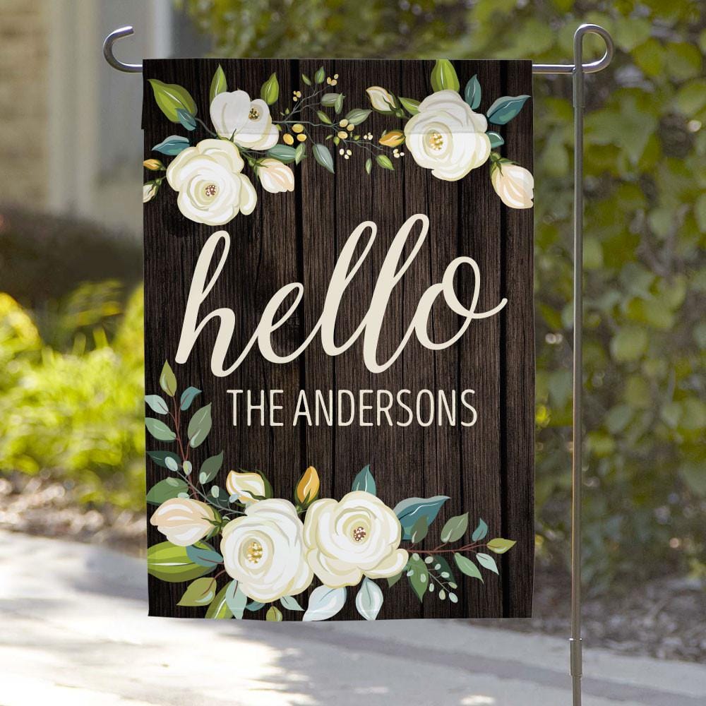 Personalized Welcome Garden Flag | Multiple Designs STYLE3 Main image