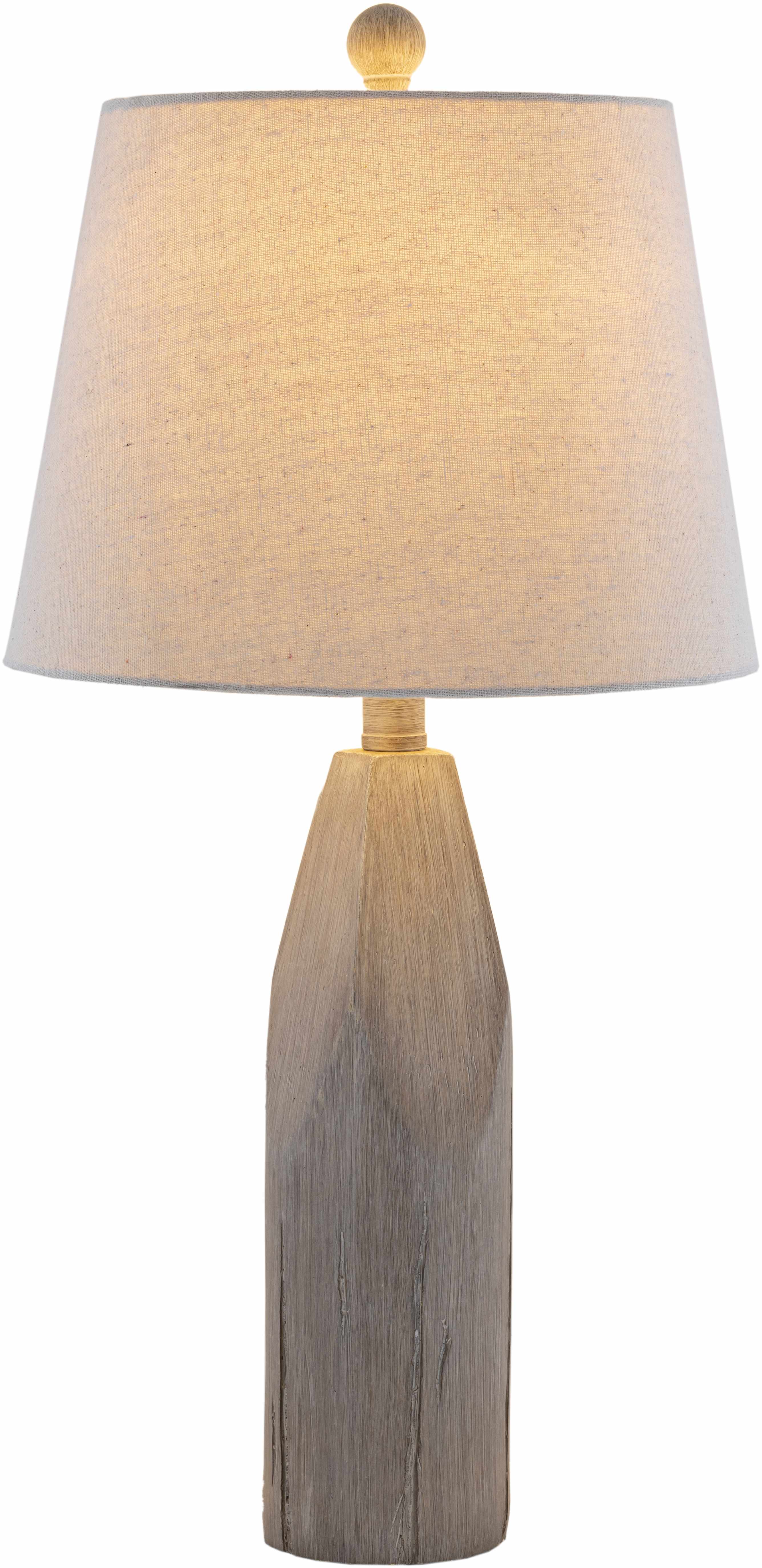 Simala Wood Table Lamp 24"H x 12"W x 12"D