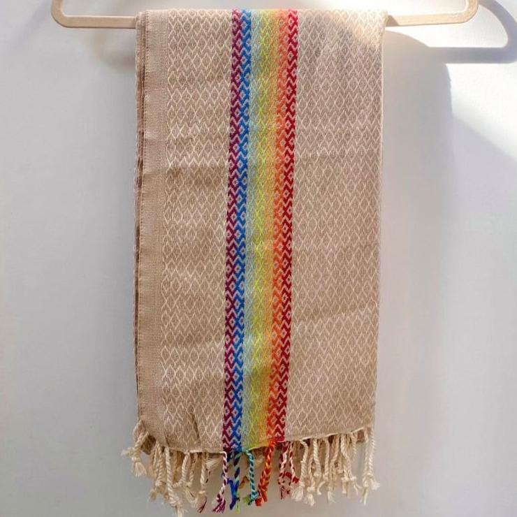 Turkish Towel – Lightweight, Quick-Drying & Handwoven Cotton Boho Multicolor