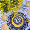 Petal Perfection Woven Placemat Solid Color (one color)
