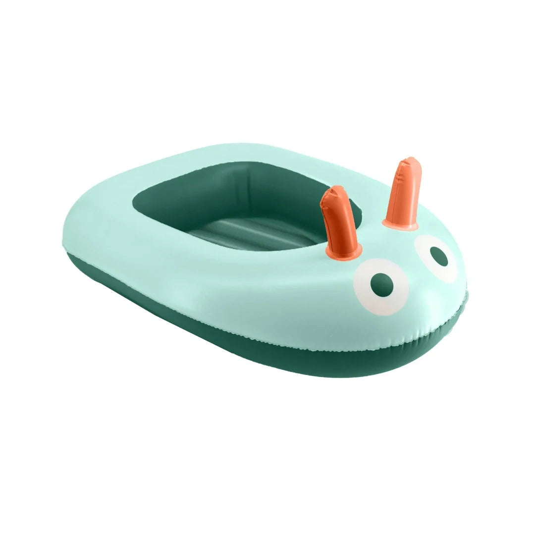 Inflatable Boat - Kids Pool Toy Garden Green