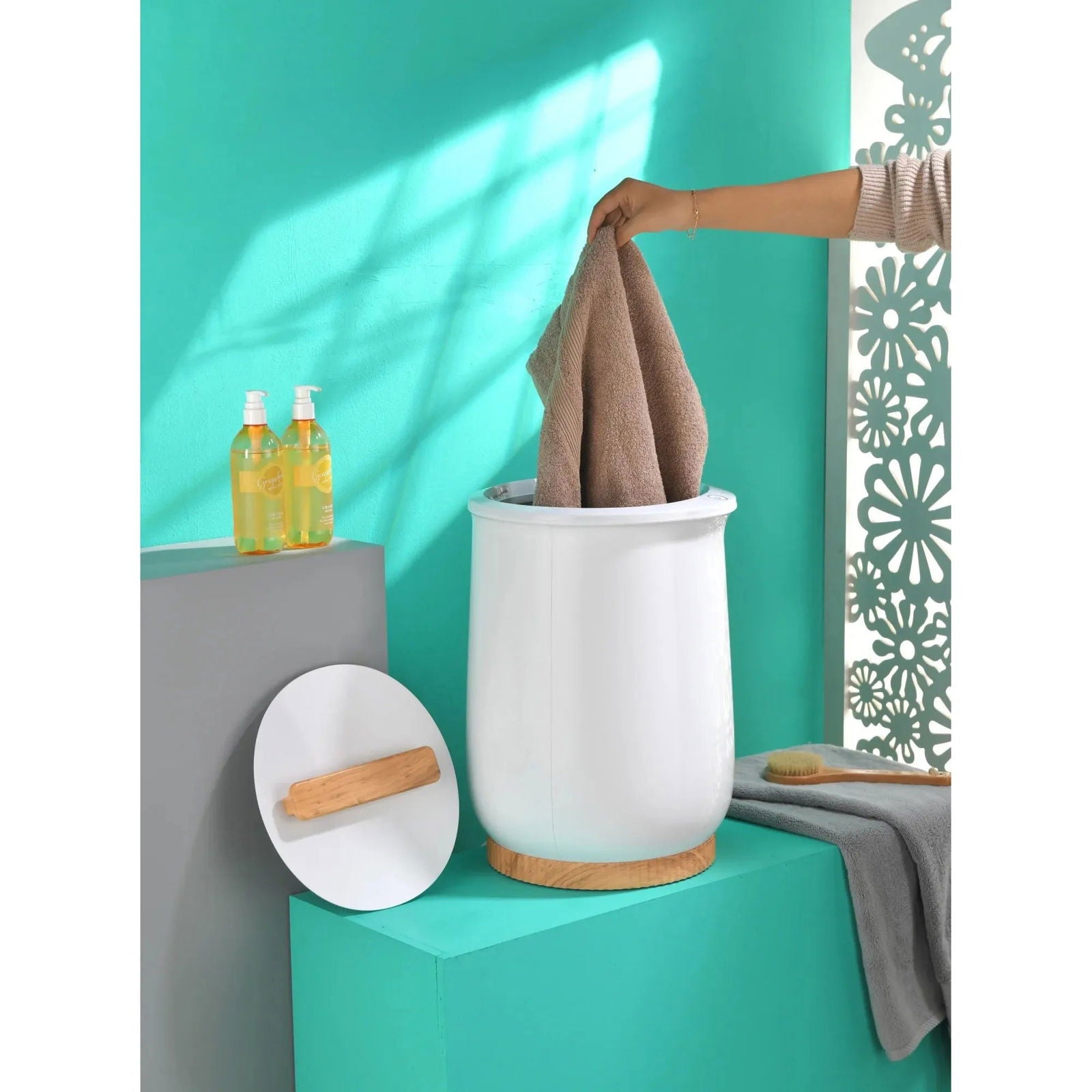 Spa-Inspired Luxury Large Capacity Towel Warmer with Complimentary Towels