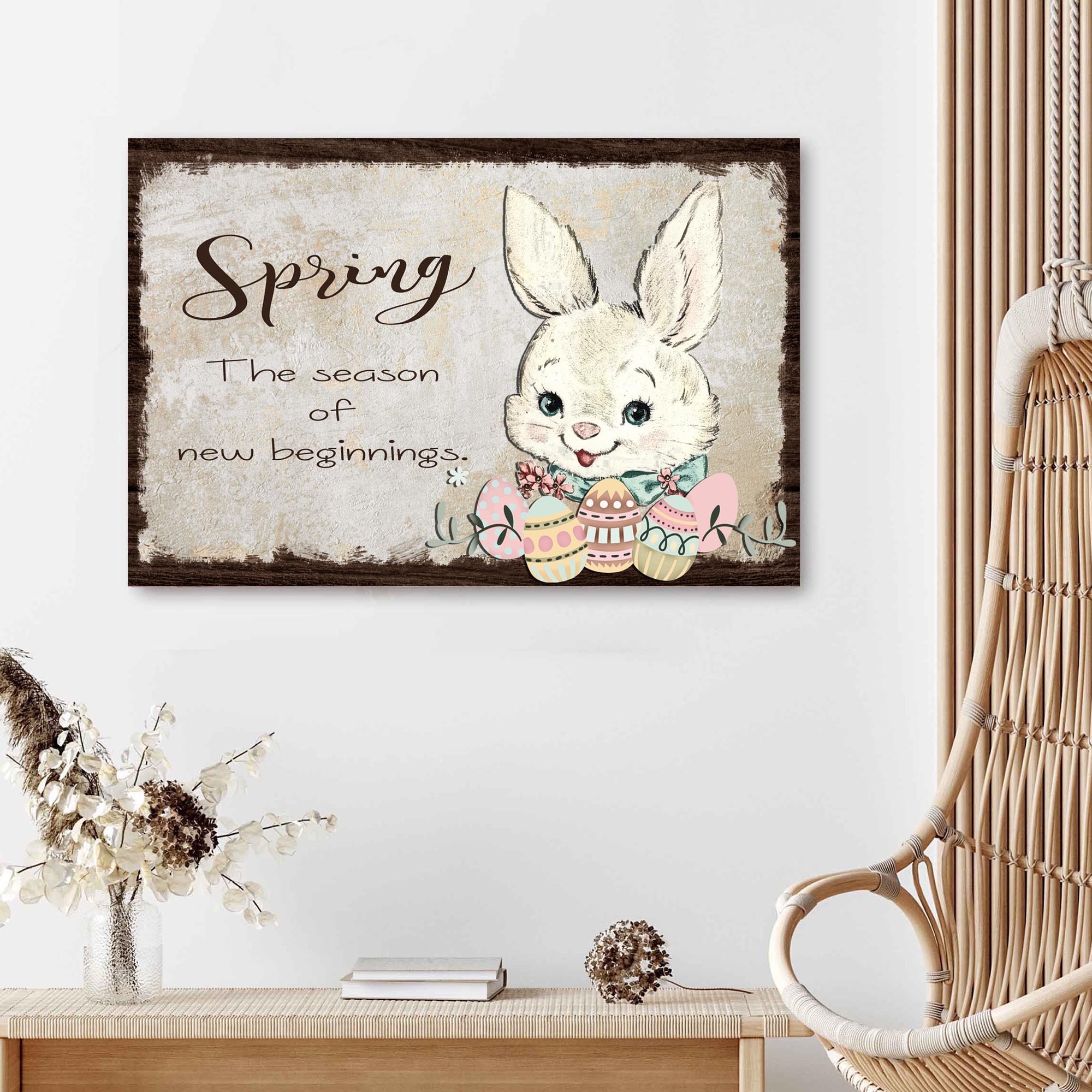 Easter Bunny Spring Sign Main image