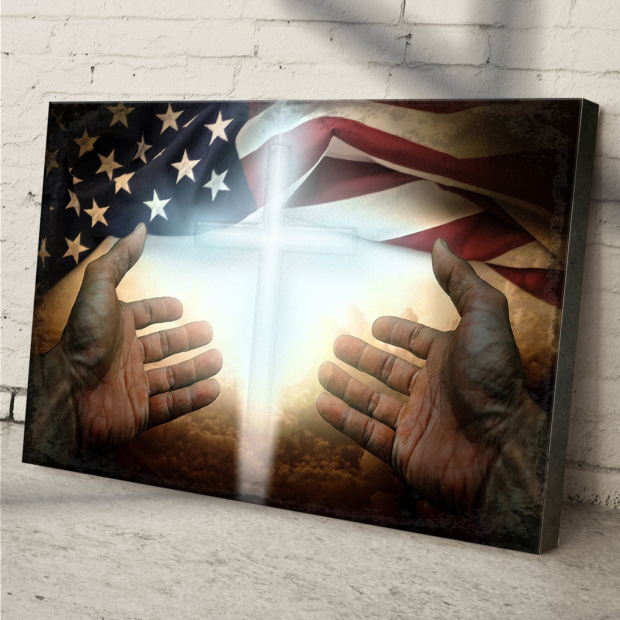 American Faith Canvas Wall Art Secondary image