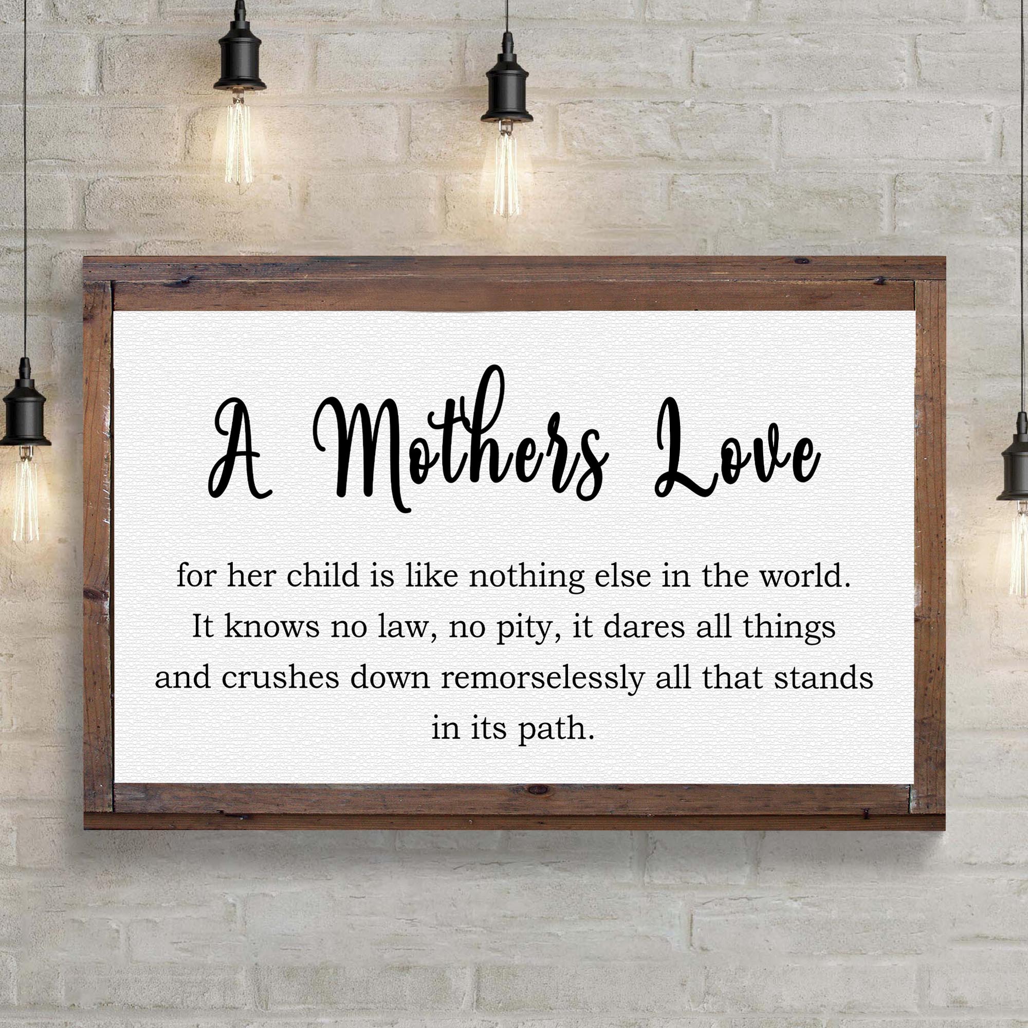 A Mother's Love For Her Child Sign Main image