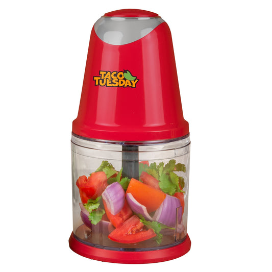 Taco Tuesday 2-Speed Salsa & Guacamole Chopper, 2 Cup Capacity Default Title