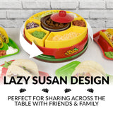 Taco Tuesday Heated Lazy Susan Taco Bar