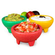 Taco Tuesday 3-Piece Salsa Bowl Set in Yellow, Green & Red - Jovial Haven