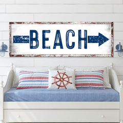 Beach Arrow Sign Style 1