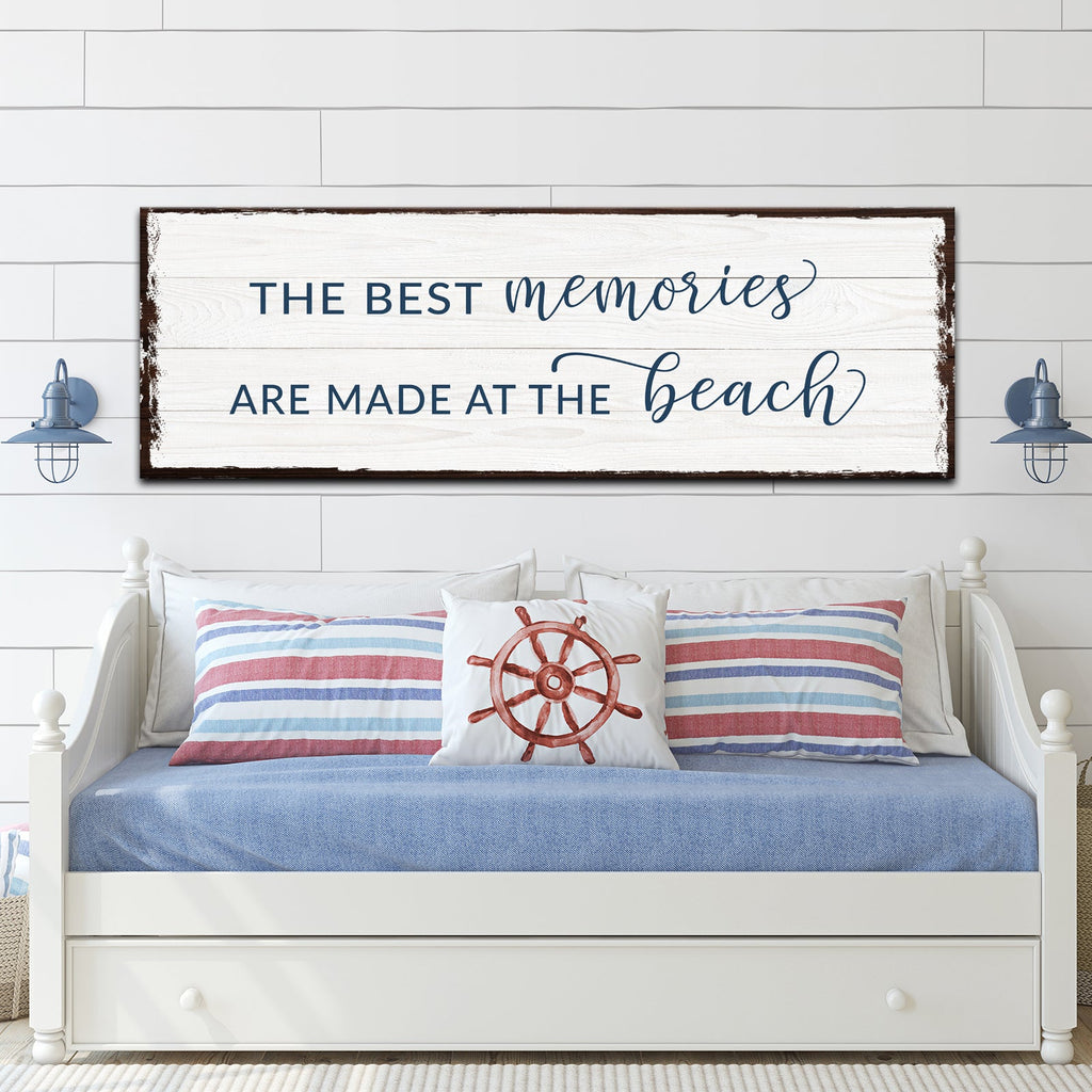 Best Memories At The Beach Sign Style 1