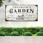 Family Garden Sign Style 2