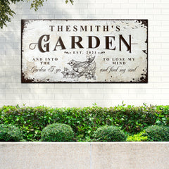 Family Garden Sign Style 2