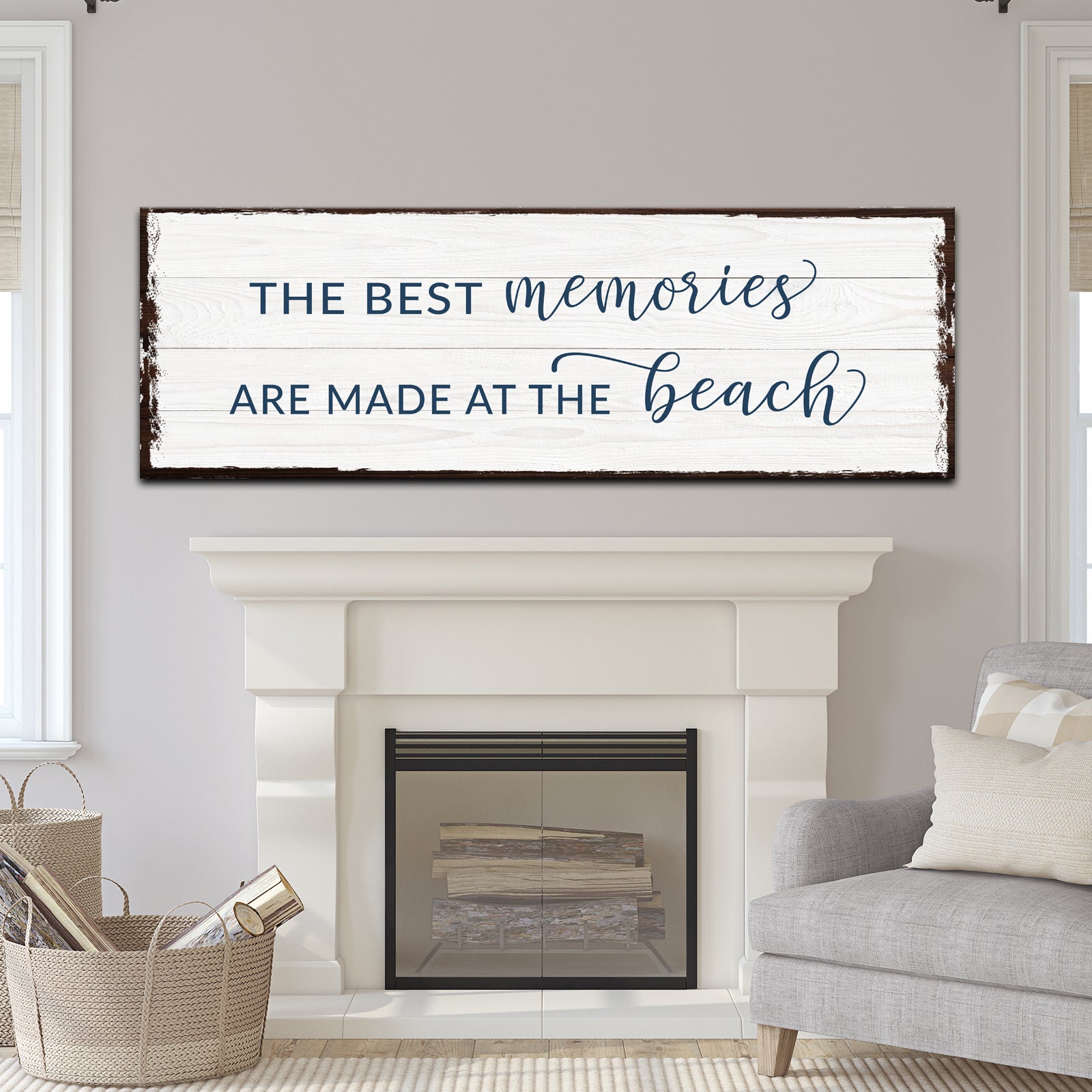 Best Memories At The Beach Sign Secondary image