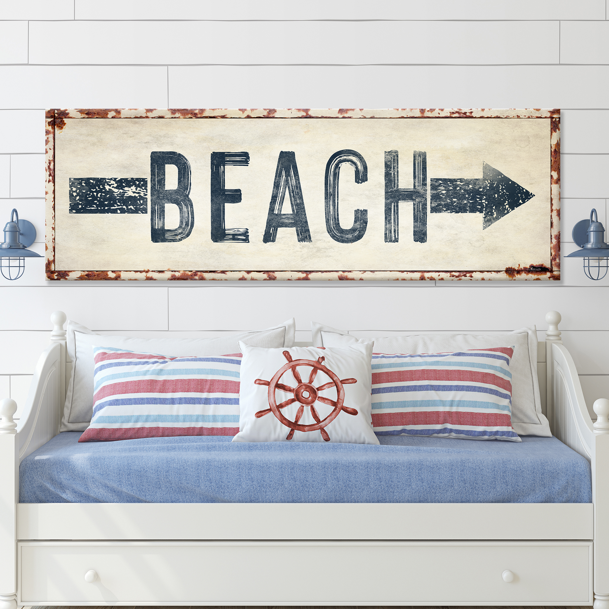 Beach Arrow Sign Style 3