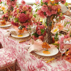 Orchid Handwoven Iraca Napkin Ring