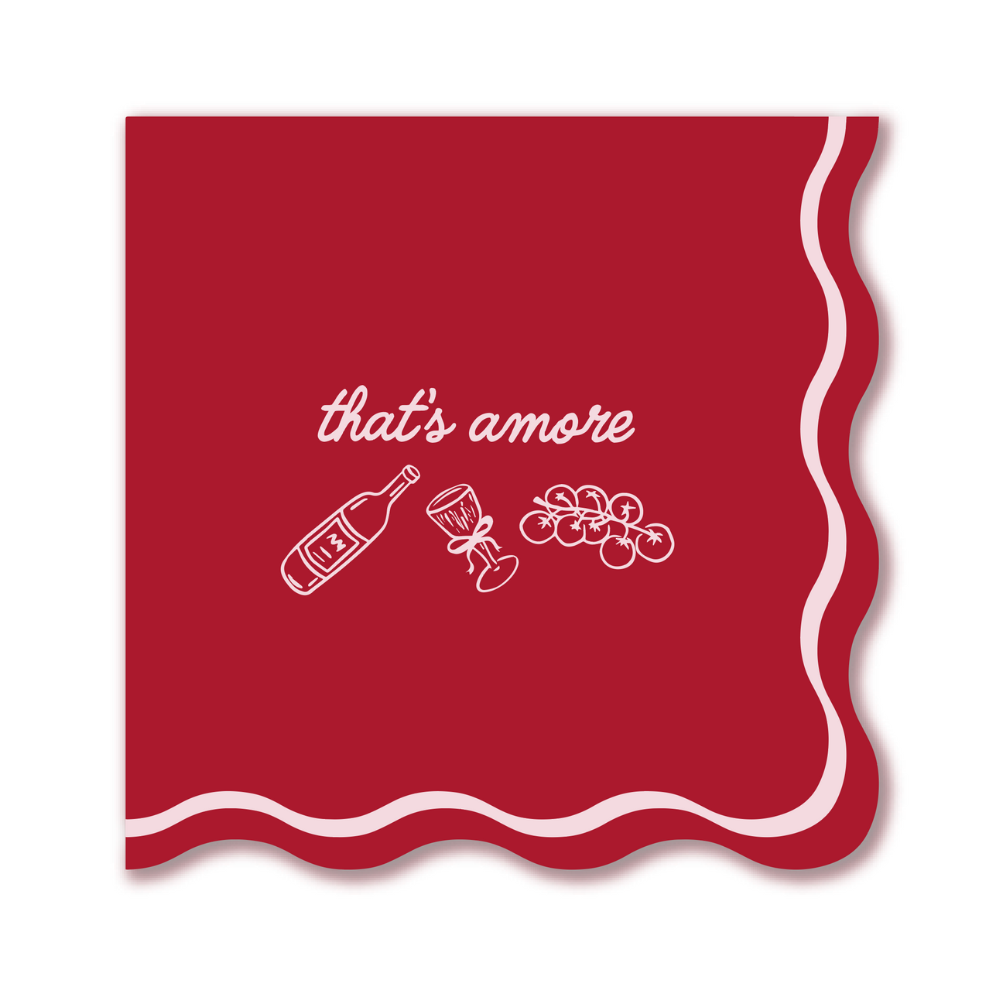 That’s Amore – Wedding & Bridal Cocktail Napkins Main image