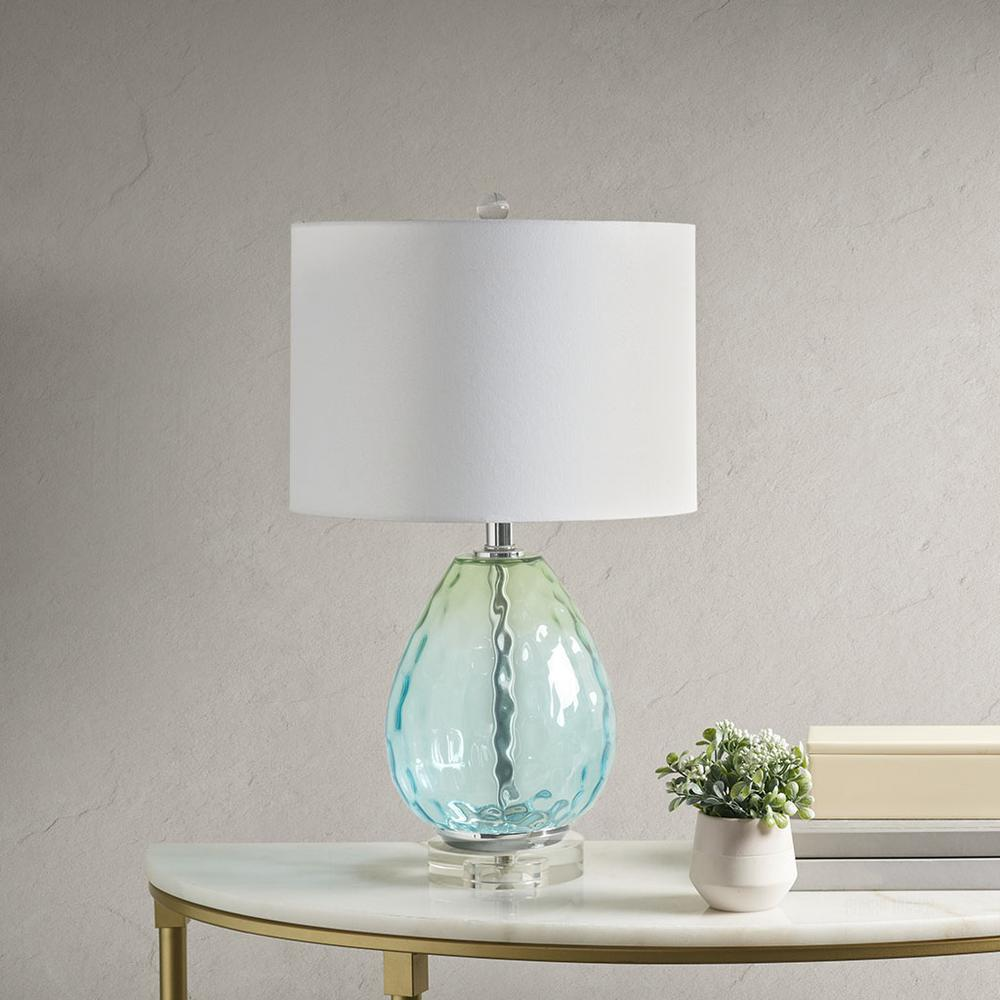 Urban Habitat Borel Glass Table Lamp with Tilt-Adjustable Shade