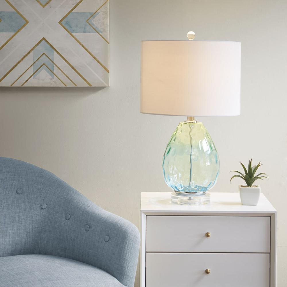 Urban Habitat Borel Glass Table Lamp with Tilt-Adjustable Shade