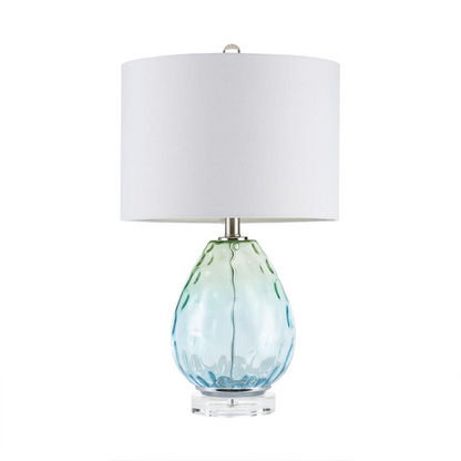Urban Habitat Borel Glass Table Lamp with Tilt-Adjustable Shade
