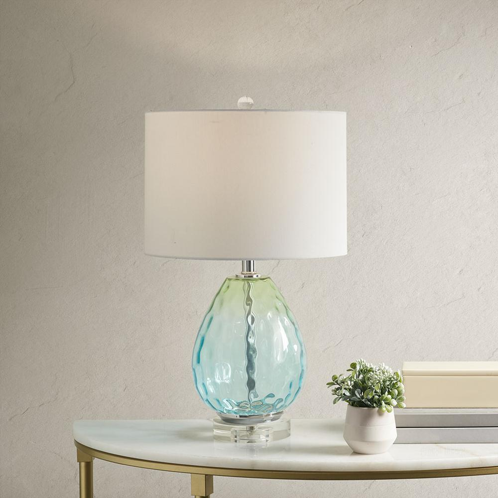 Urban Habitat Borel Glass Table Lamp with Tilt-Adjustable Shade Default Title