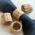 Water Hyacinth Napkin Ring Set